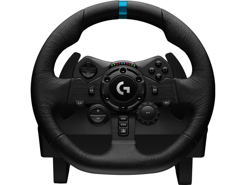 Logitech Lenkrad G923 TRUEFORCE für PS5 / PS4 / PC Hochleistungs-Lenkrad- und Pedal-Set für Rennsimulationen