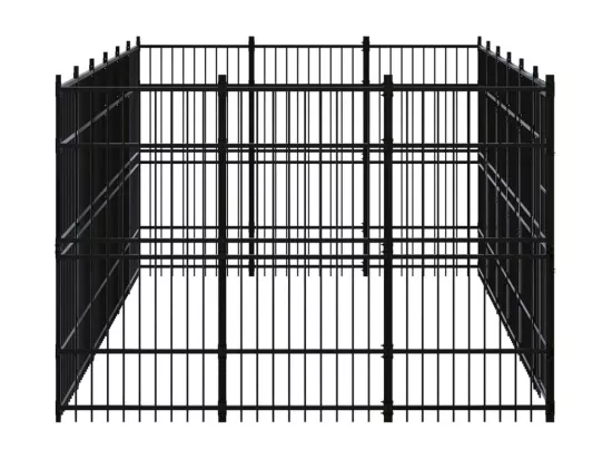 Chenil cage enclos pac noire 576 x 288 x 200 cm 02_0041800