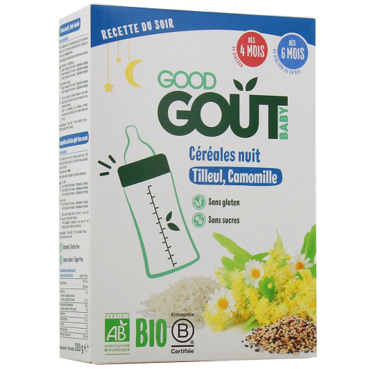 Good Goût bébé céréales de nuit - Dès 4 mois