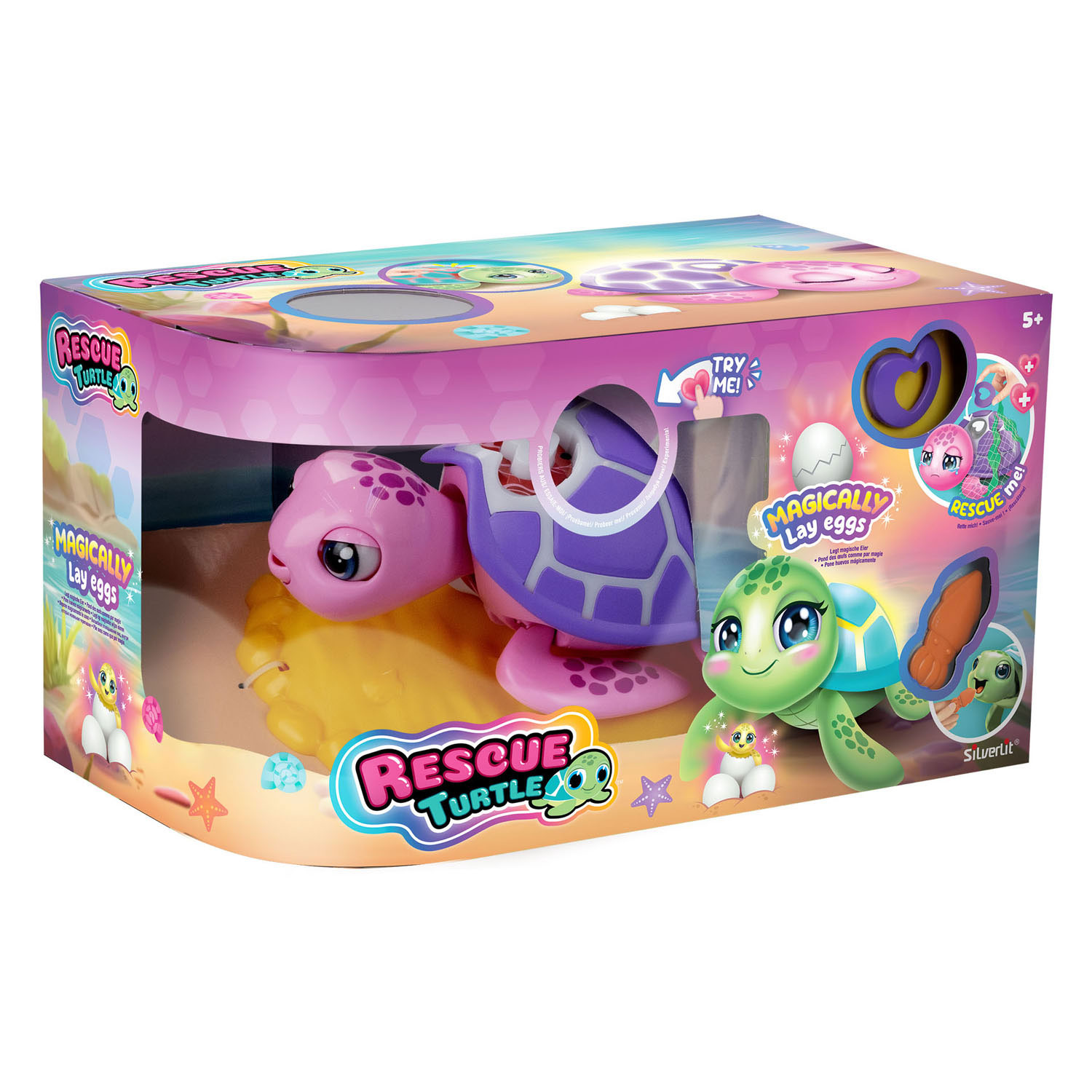 Rescue Turtle Pink Speelfiguur