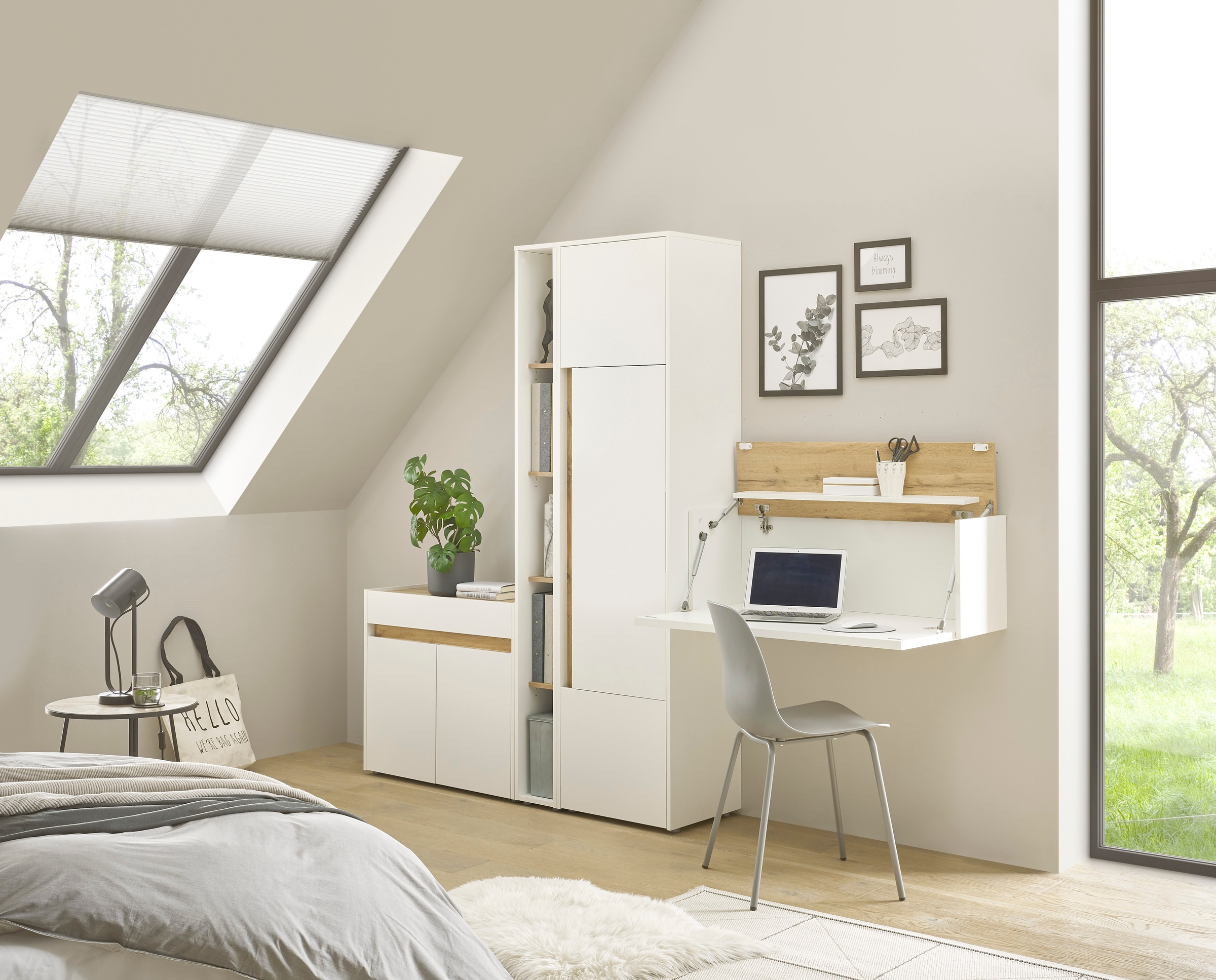 INOSIGN Wandsekretär »CiTY/GiRON« zeitlos modern, wohnliches Home Office, Breite 100 cm