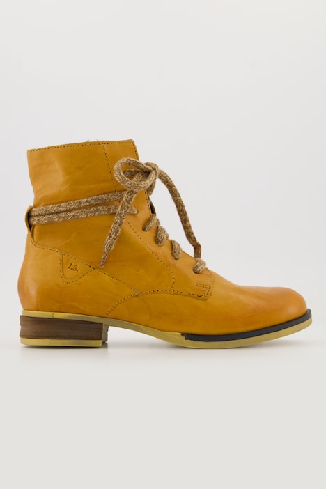 Josef Seibel Leder-Stiefeletten, Plüschfutter, Zipper