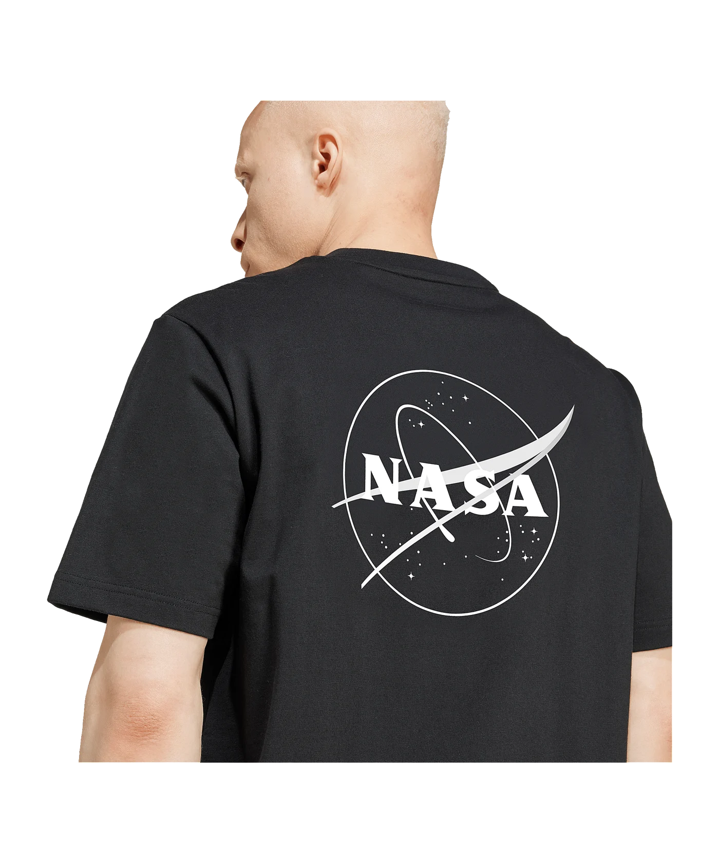 adidas Juventus Turin NASA T-Shirt Schwarz