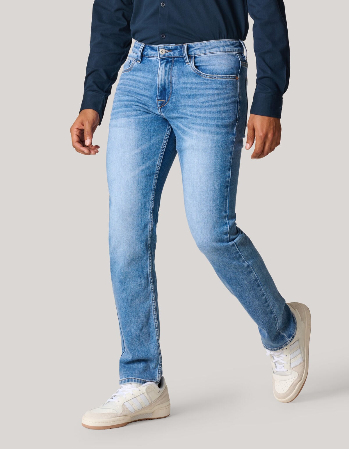 Slim Straight Fit Jeans Mediumstone L30
