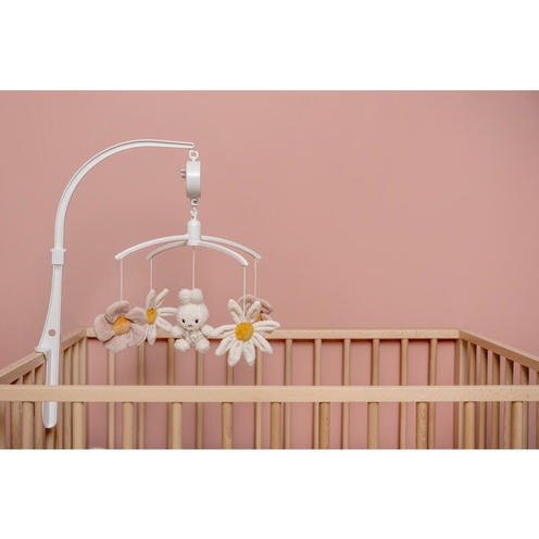 Mobile Musical Miffy Vintage Flowers - LITTLE DUTCH