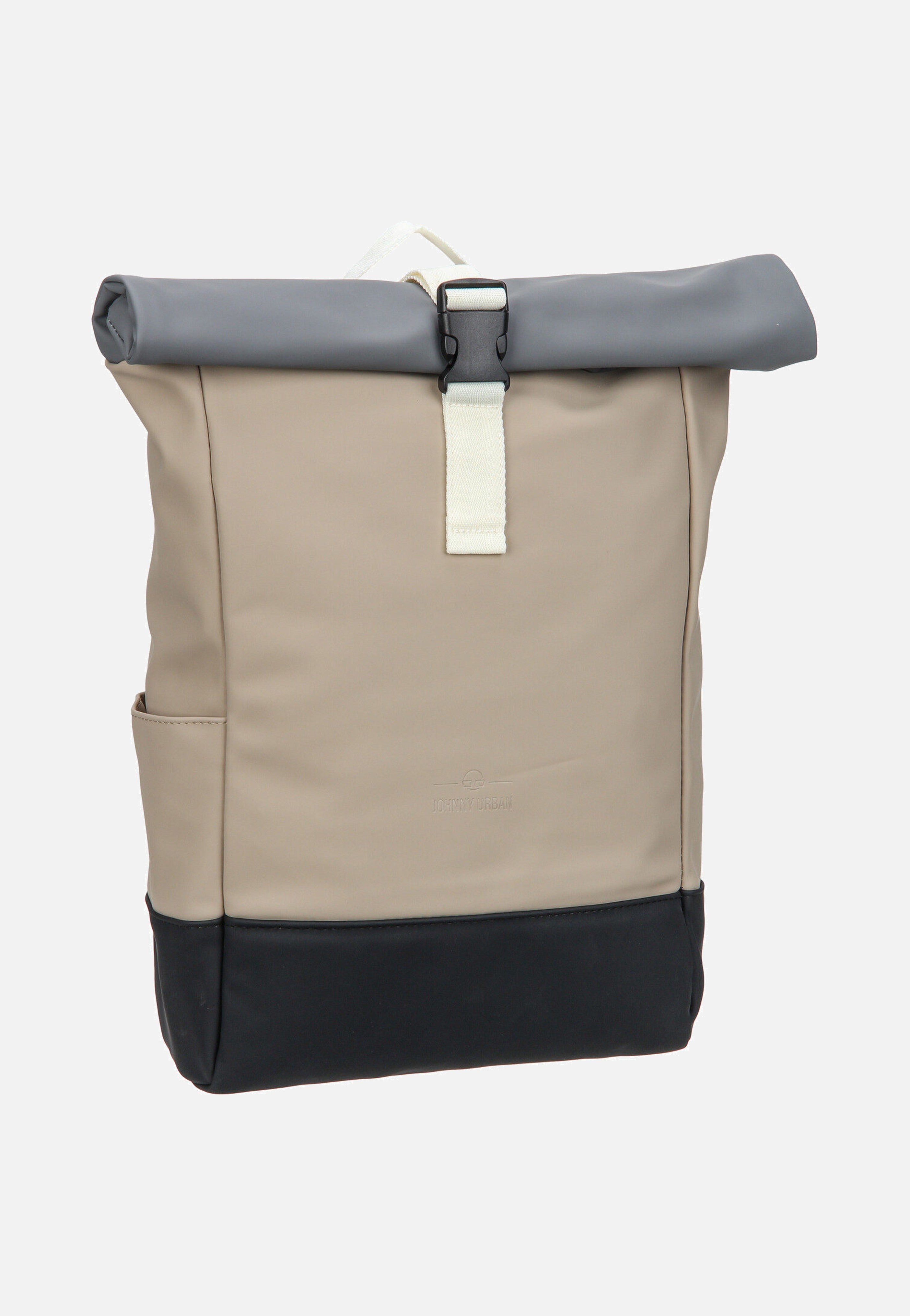 Harvey Beige-Grau - Rolltop Rucksack