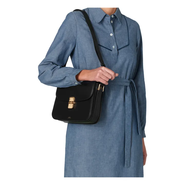 A.P.C. Sac Grace Cuir Lisse | Noir