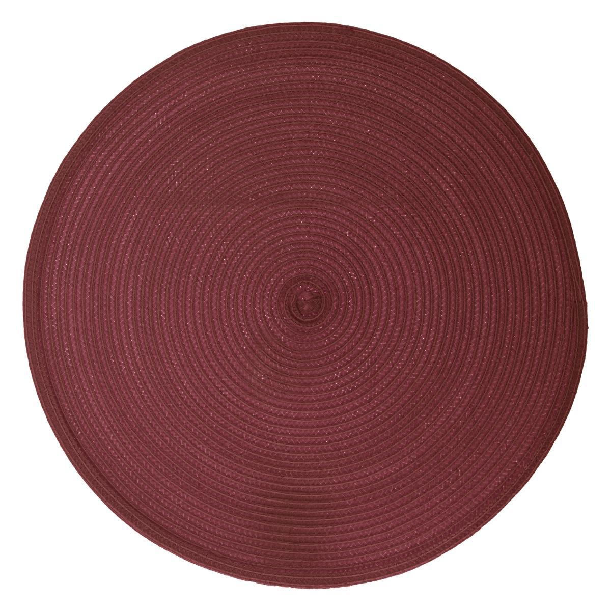 SET DE TABLE TRESSE ROND VIOLET