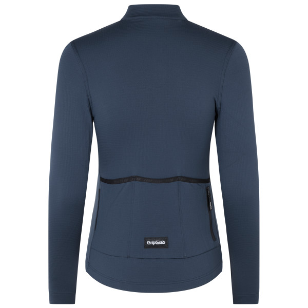 GripGrab EXPLR Merinotech Thermal langærmet cykeltrøje Navy Blue dame