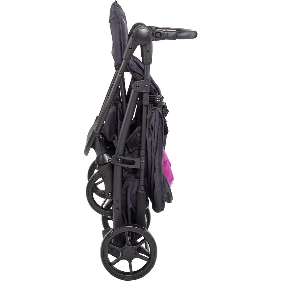 babyGO Kombikinderwagen 3 in 1 Rose