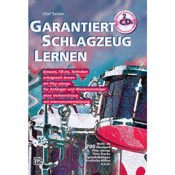 Alfred Music Publishing Garantiert Schlagzeug Lernen