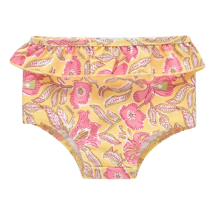 Louise Misha Culotte de Bain Polyamide Recyclé Zaca Bébé | Jaune