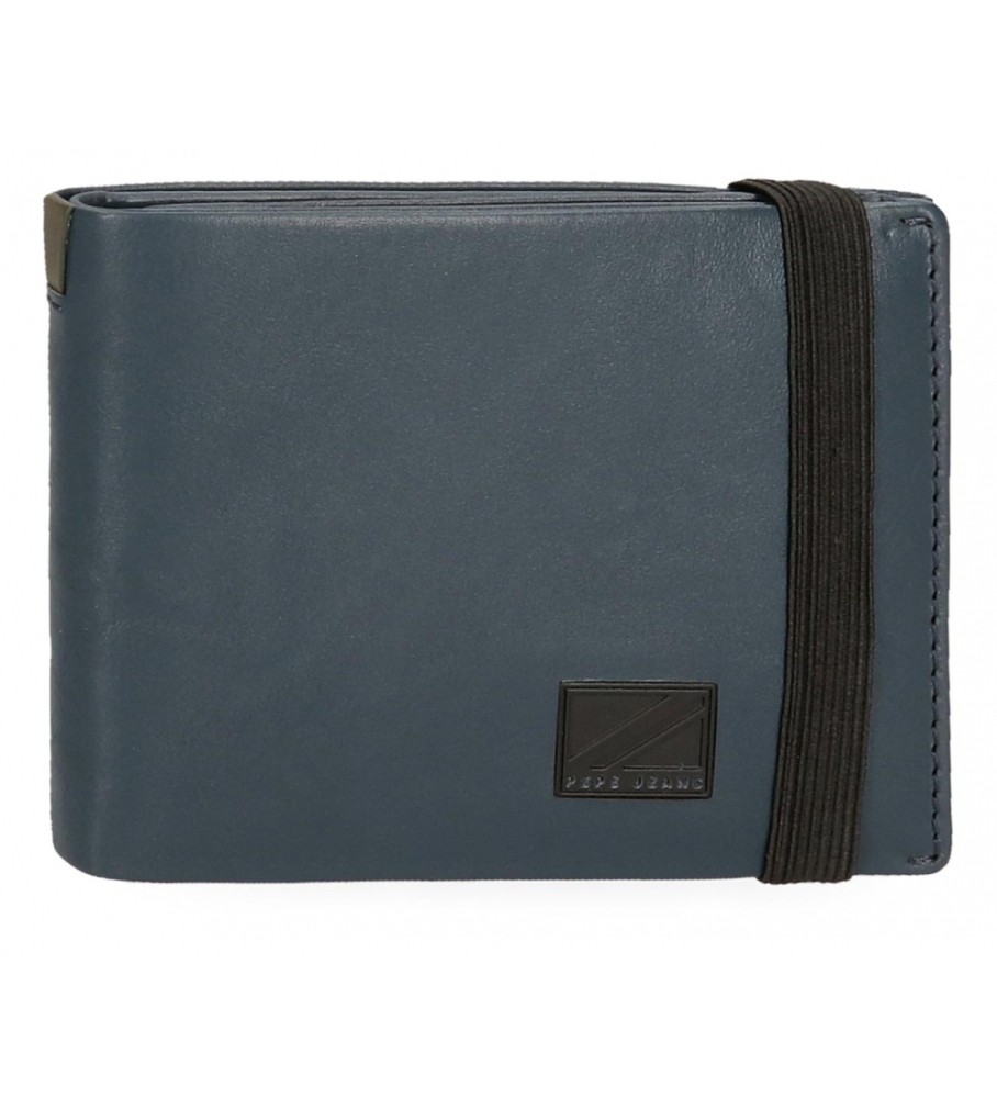 Carteira Pepe Jeans com elástico Pepe Jeans Marshal azul marinho