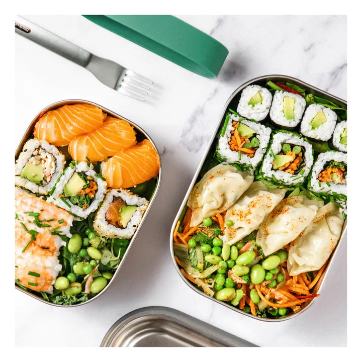 Black + Blum Lunch box Stainless | Vert olive