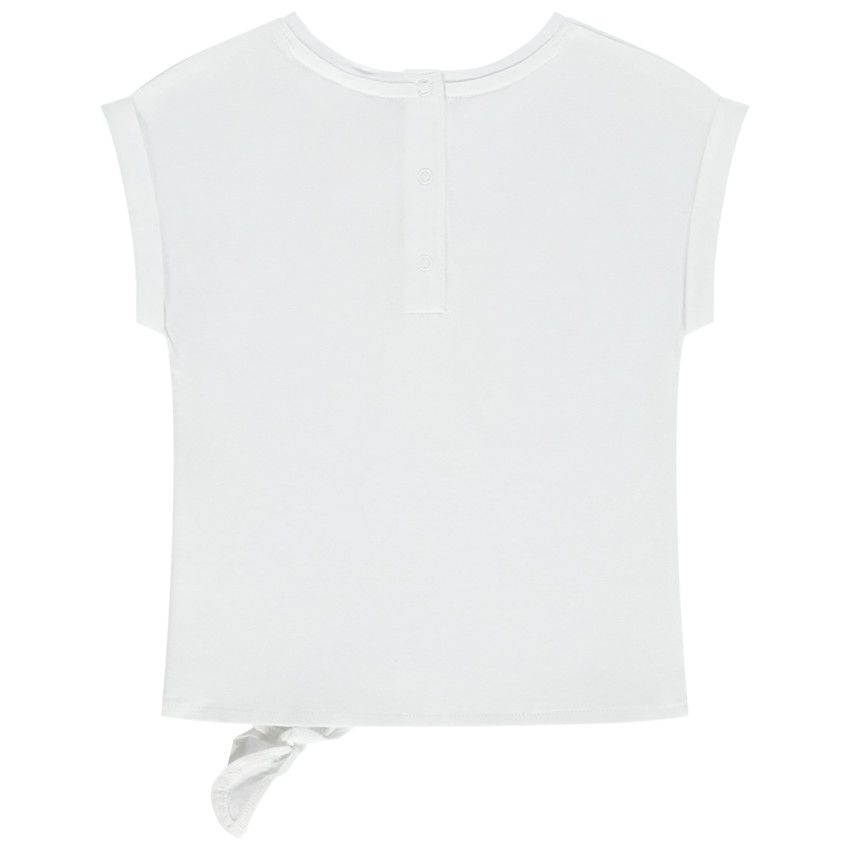 T-shirt manches courtes print Titi 100 ans Warner pour bébé fille - Blanc