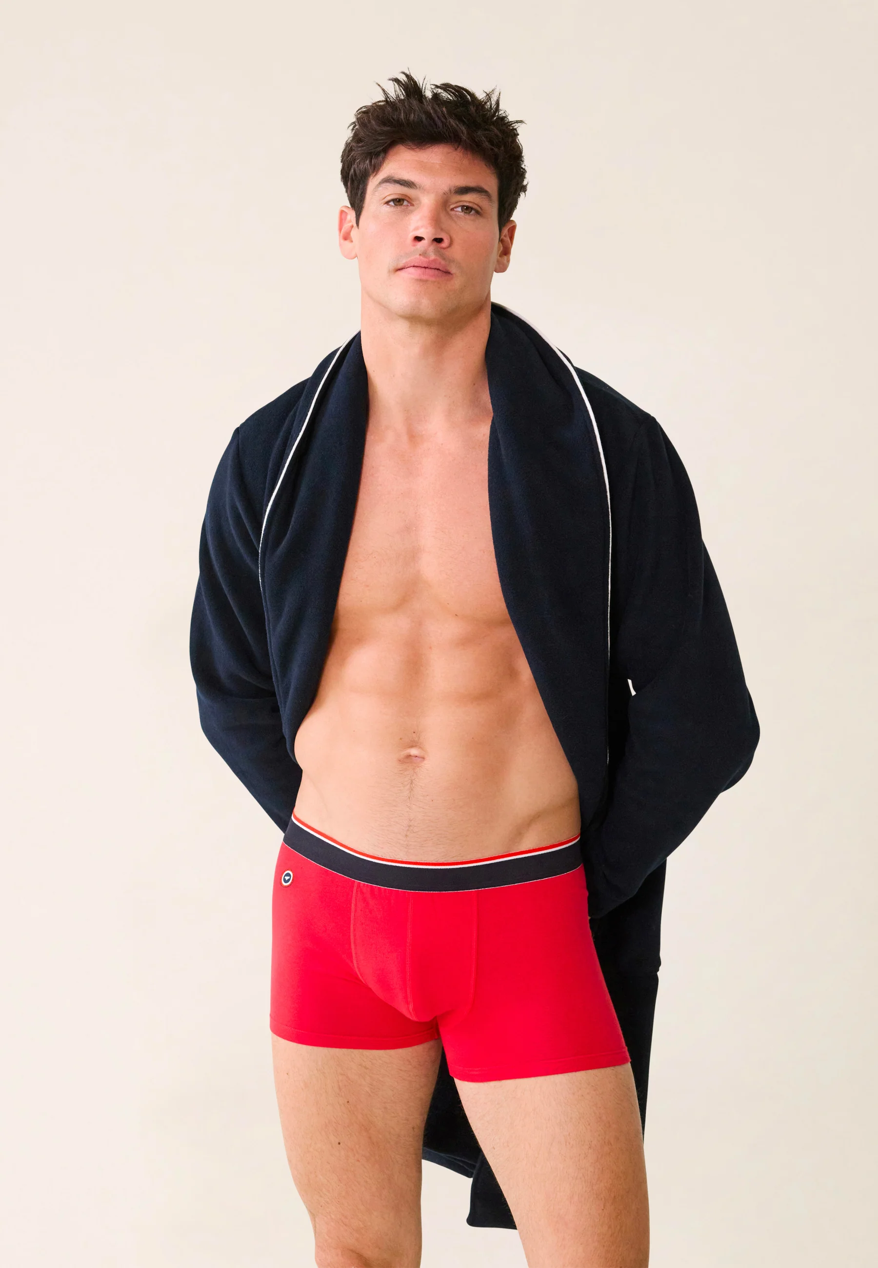 Boxer en coton-Marius Rouge