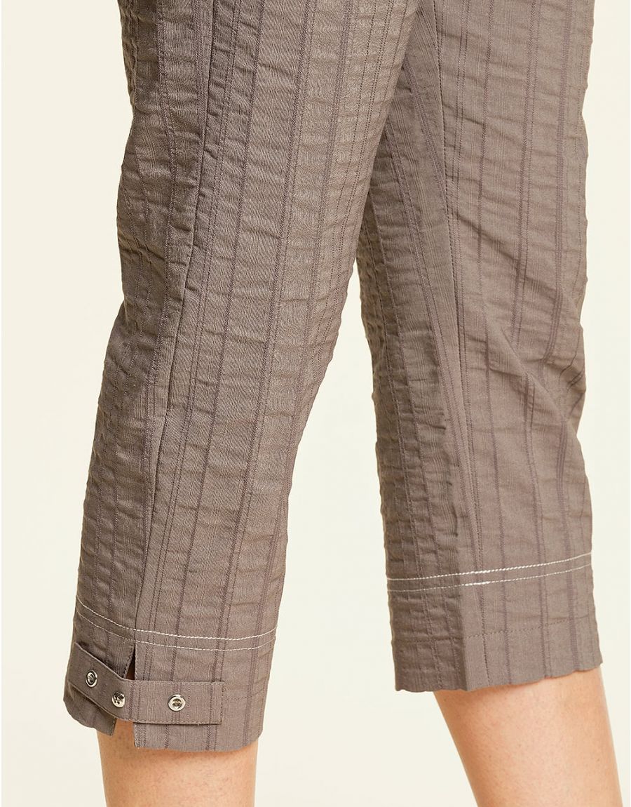Pantacourt confort taupe