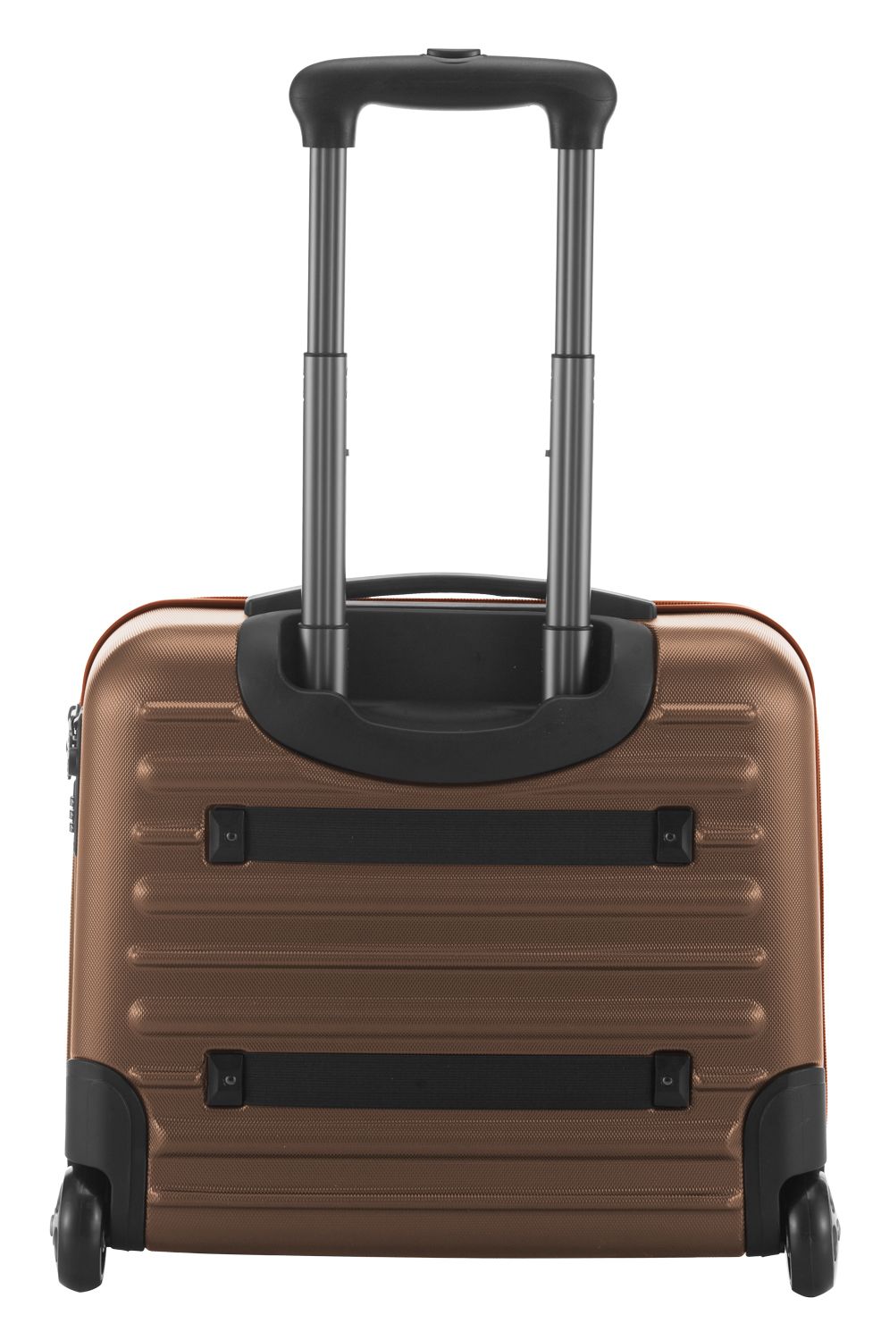 Tegel - mala de viagem rígida para piloto, cor bronze metálico fosco, certificação TSA, 38 cm, 32 litros