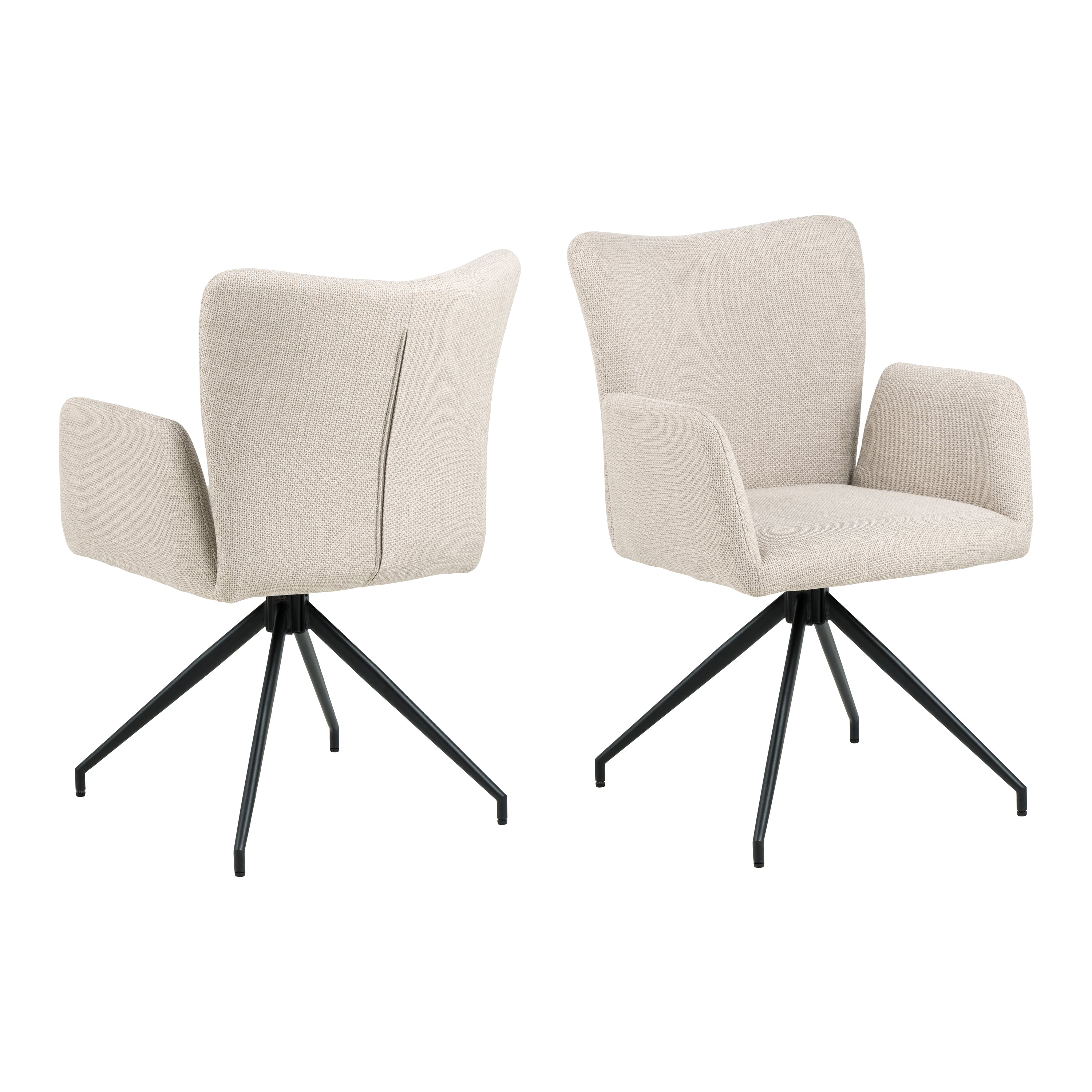 by fonQ basic Linna Eetkamerstoel - Beige