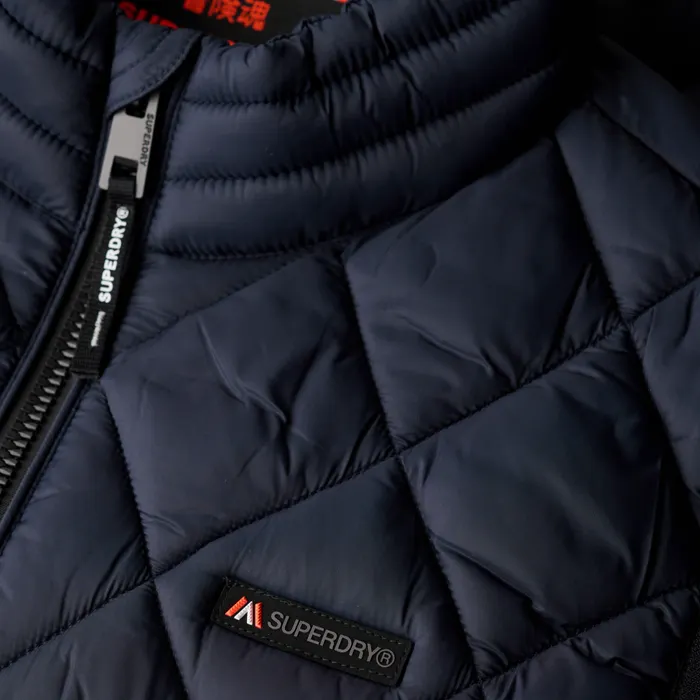 Superdry Diamond Quilt Fuji Lite Bodywarmer Heren