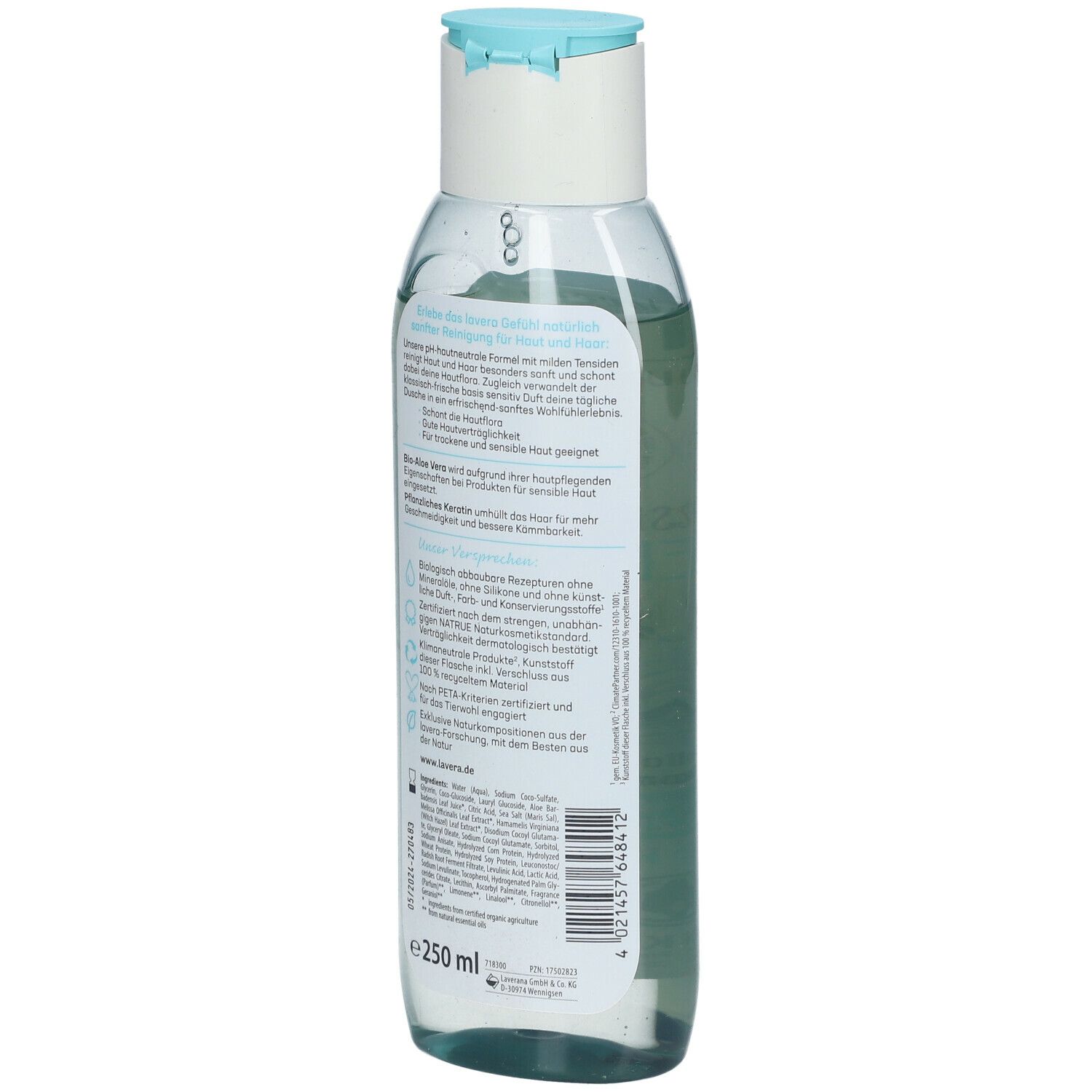 lavera basis sensitiv Pflegedusche 2in1