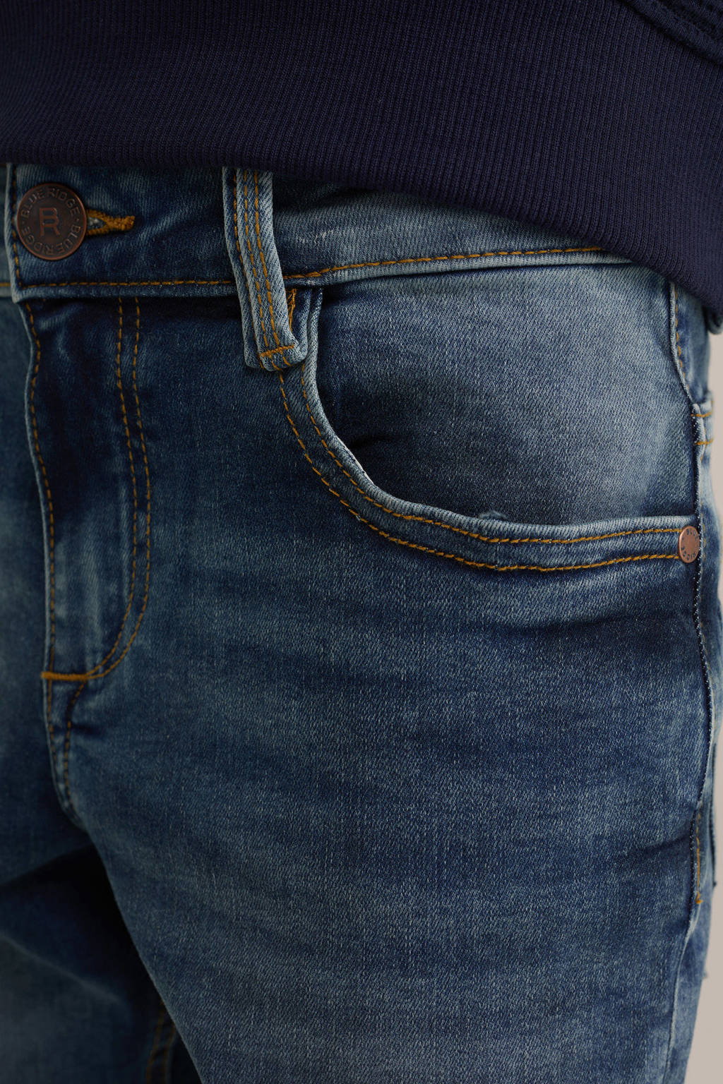 WE Fashion skinny jeans bright blue denim