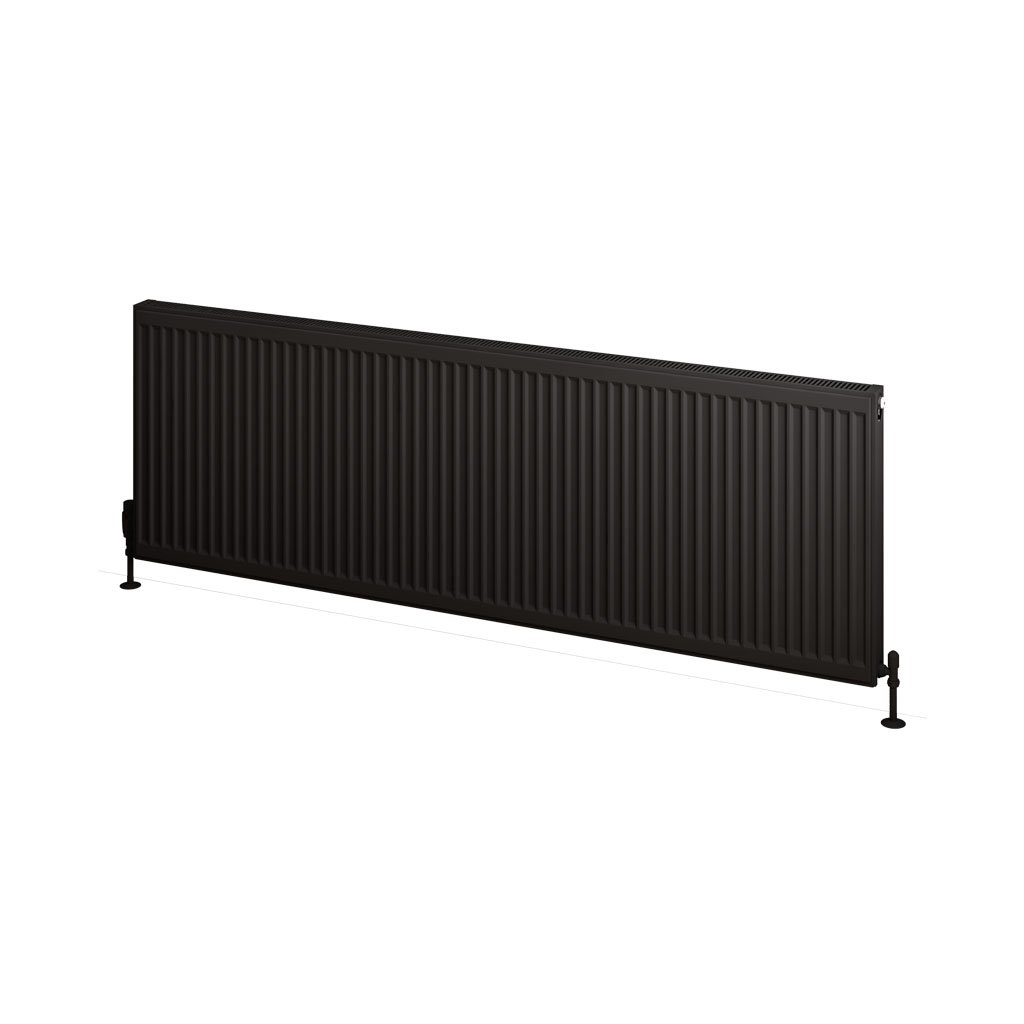 Eastbrook Type 11 paneelradiator 180x60cm 2105W zwart mat