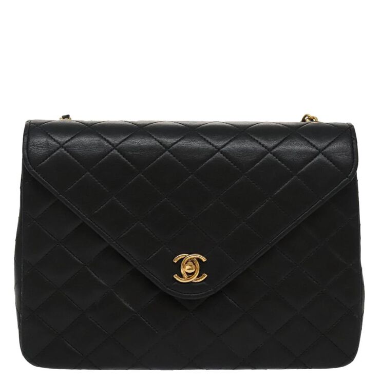 Chanel Vintage Chanel Flap Bag Black