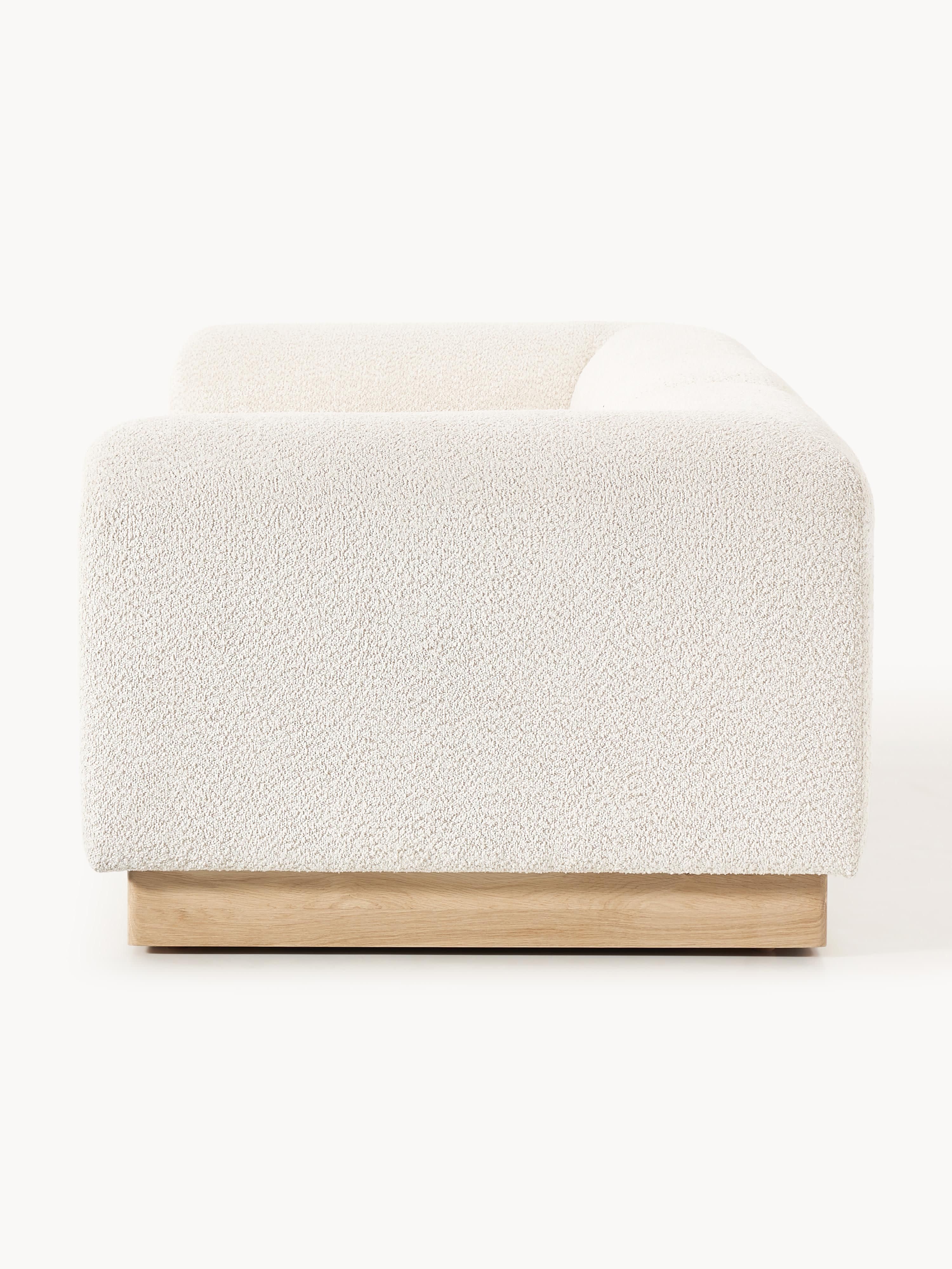 Modulaire bank Natalie (3-zits) van teddy-bouclé