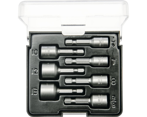 Doppenset WGB met magneet, 7-delig.