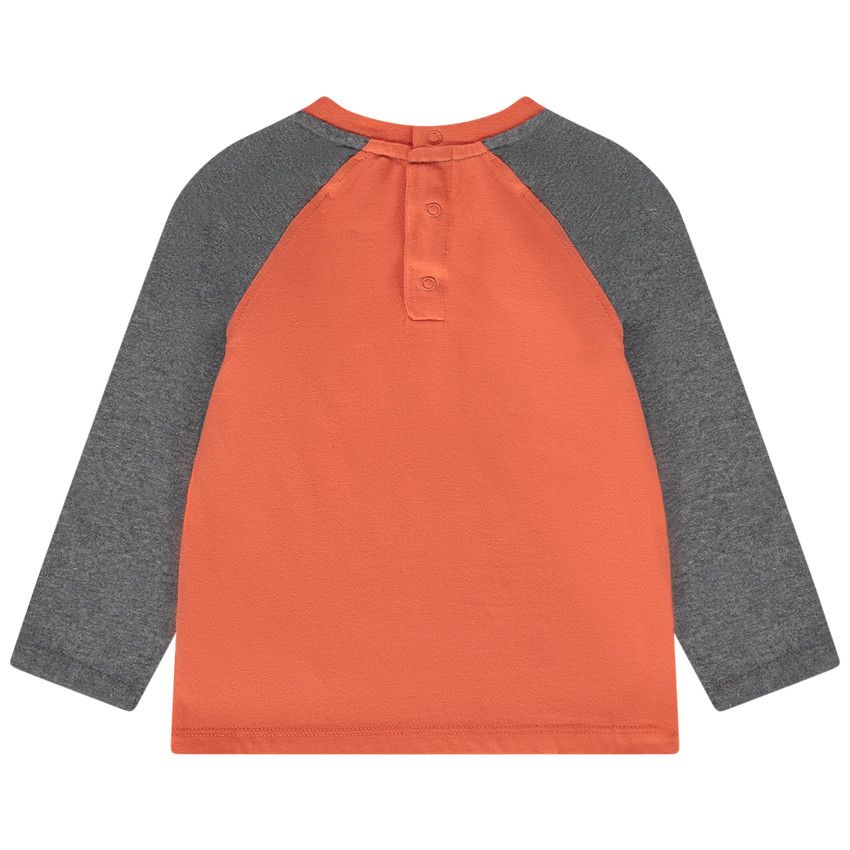 T-shirt manches longues en jersey print fantaisie pour bébé garçon - Multicolore