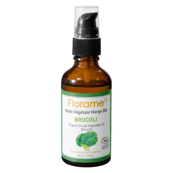 Óleo Vegetal Virgem Orgânico Florame Aromaterapia com Brócolis 50ml