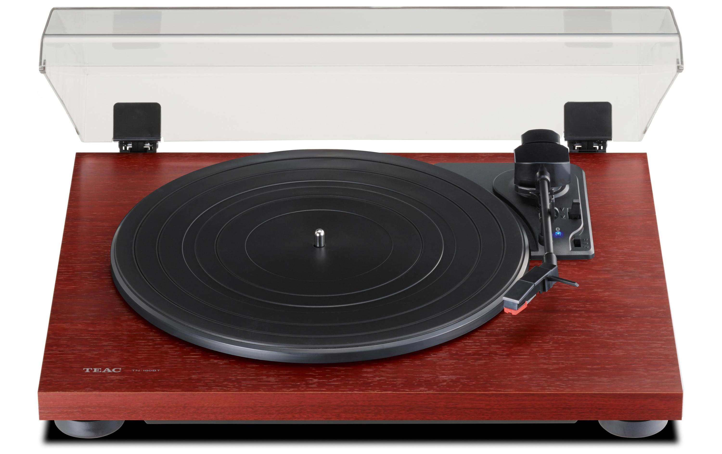 TN-180BT Kirschrot<br>Bluetooth-Plattenspieler mit Tonabnehmer