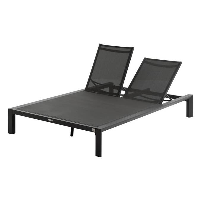 Lit de piscine double ÉVASION Anthracite & Graphite