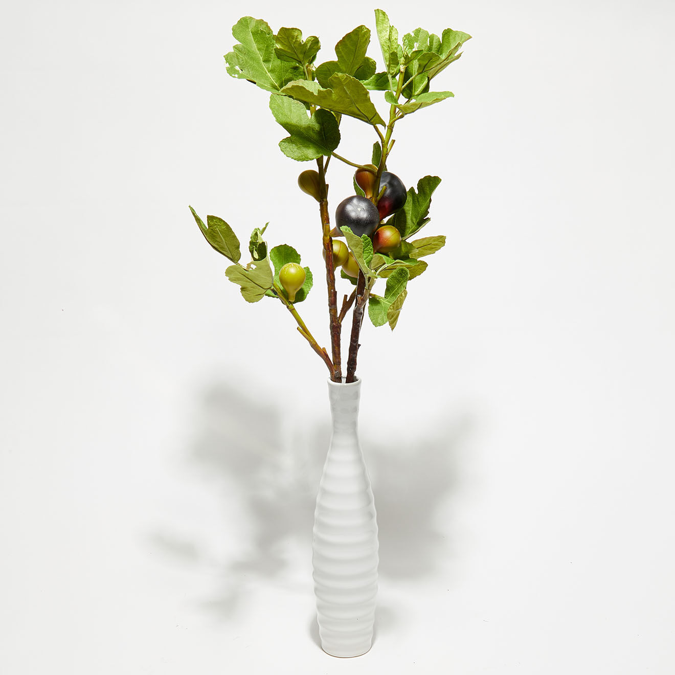 Pomax 2 Branches artificielles Fig bordeaux - 74 cm