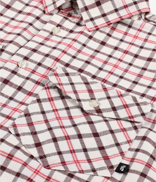Nike SB Woven Button Up Hemd (coconut milk light bone)