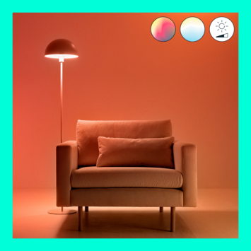 WiZ Connected LED peer E27 13 mat kleurlicht dimbaar