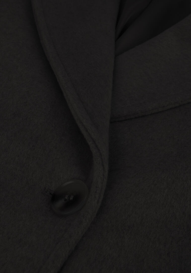 NEO NOIR antraciet neo noir mantel williams wool coat