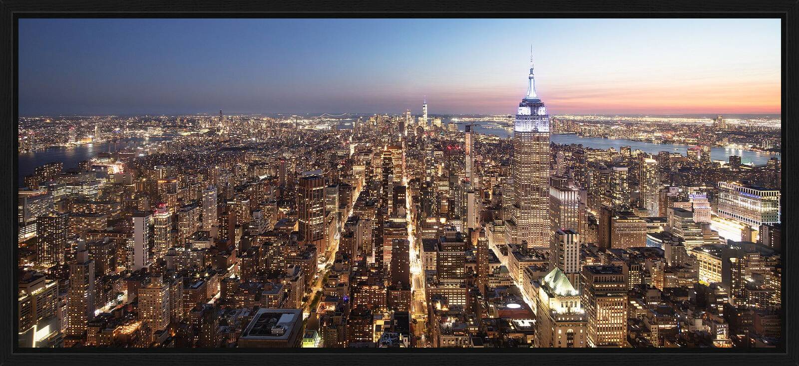 New York  from  above by Jack Marijnissen - Limited Edition. Edition of: 150. Signed.