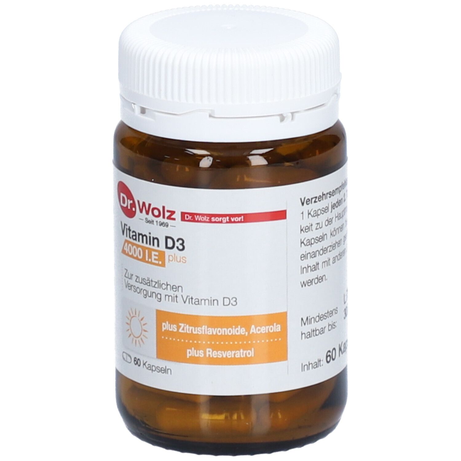 Dr. Wolz Vitamin D3 4000 I.E. plus