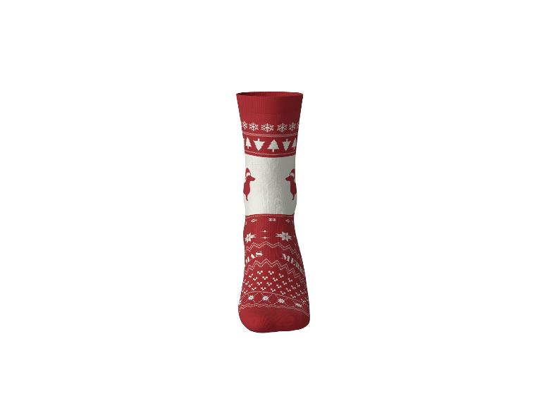 3 Paar dames kerstsokken