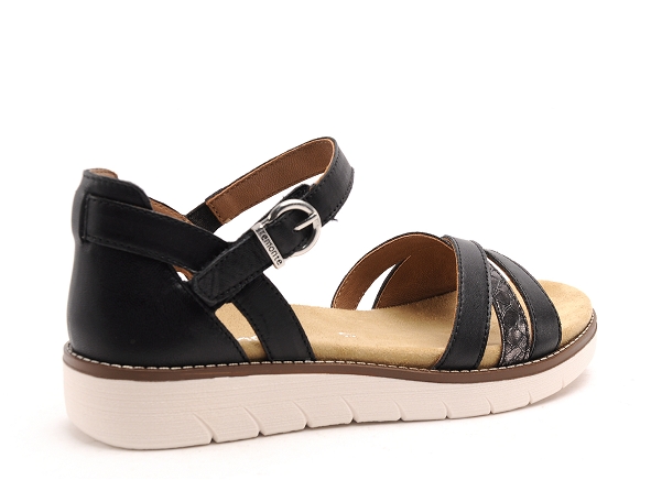 Remonte nu pieds plats femme d2046 noir