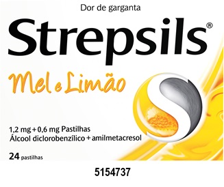 STREPSILS MEL E LIMÃO 24pst