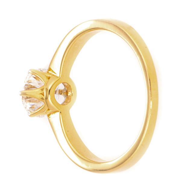 Brillant-Ring, 1,0 ct., Gold 585