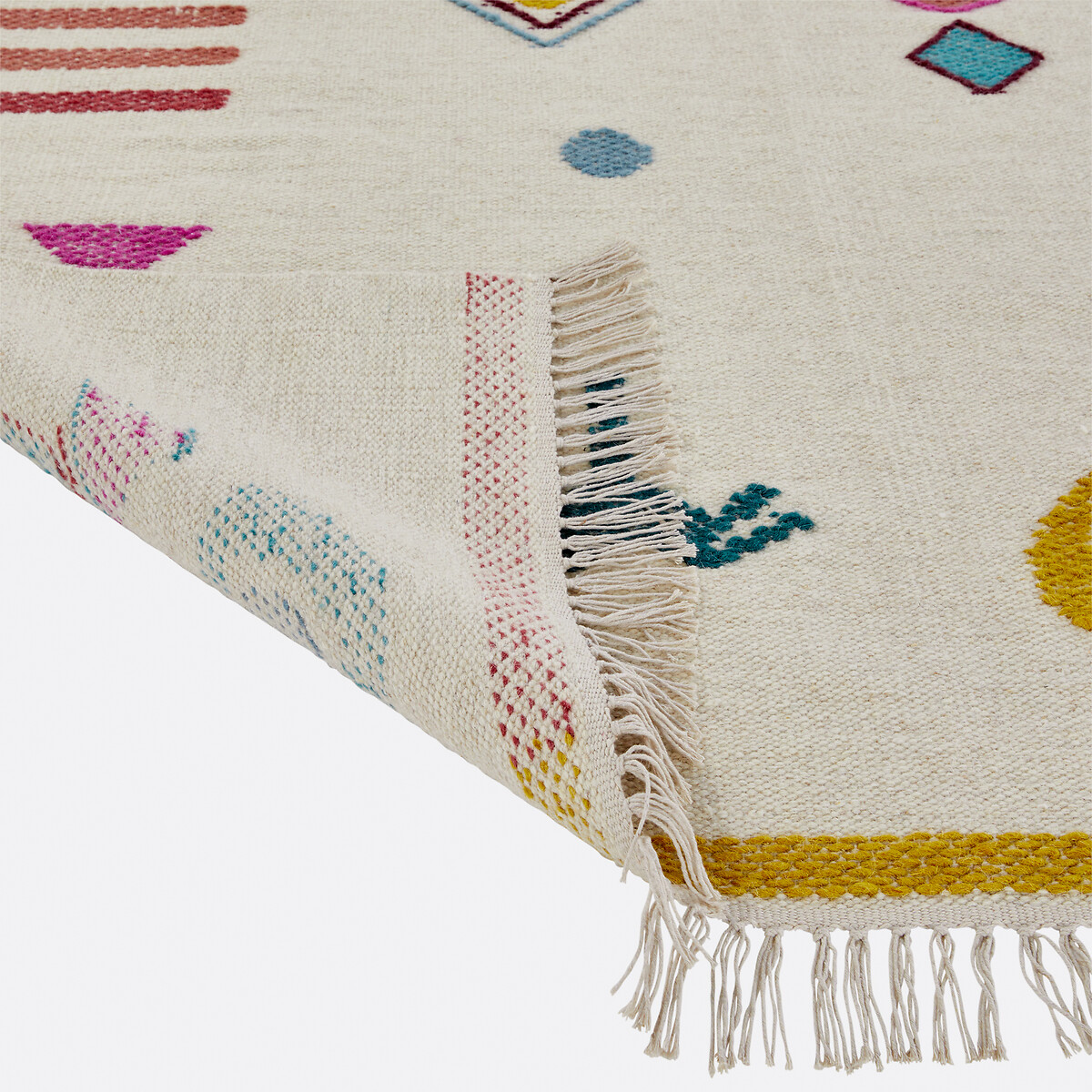 LA REDOUTE INTERIEURS<br>Tapete plano de lã, Imani