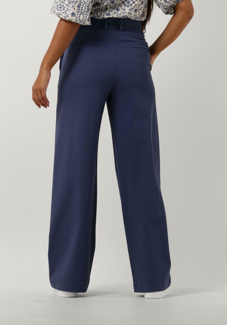 VANILIA blauwe vanilia pantalon tailored twill