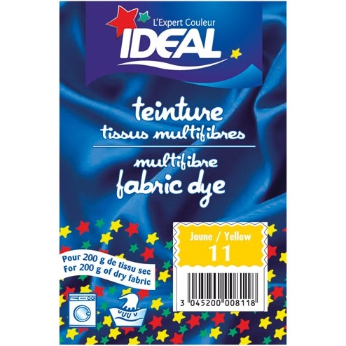 Teinture  multifibres - jaune - sachet de 15 g