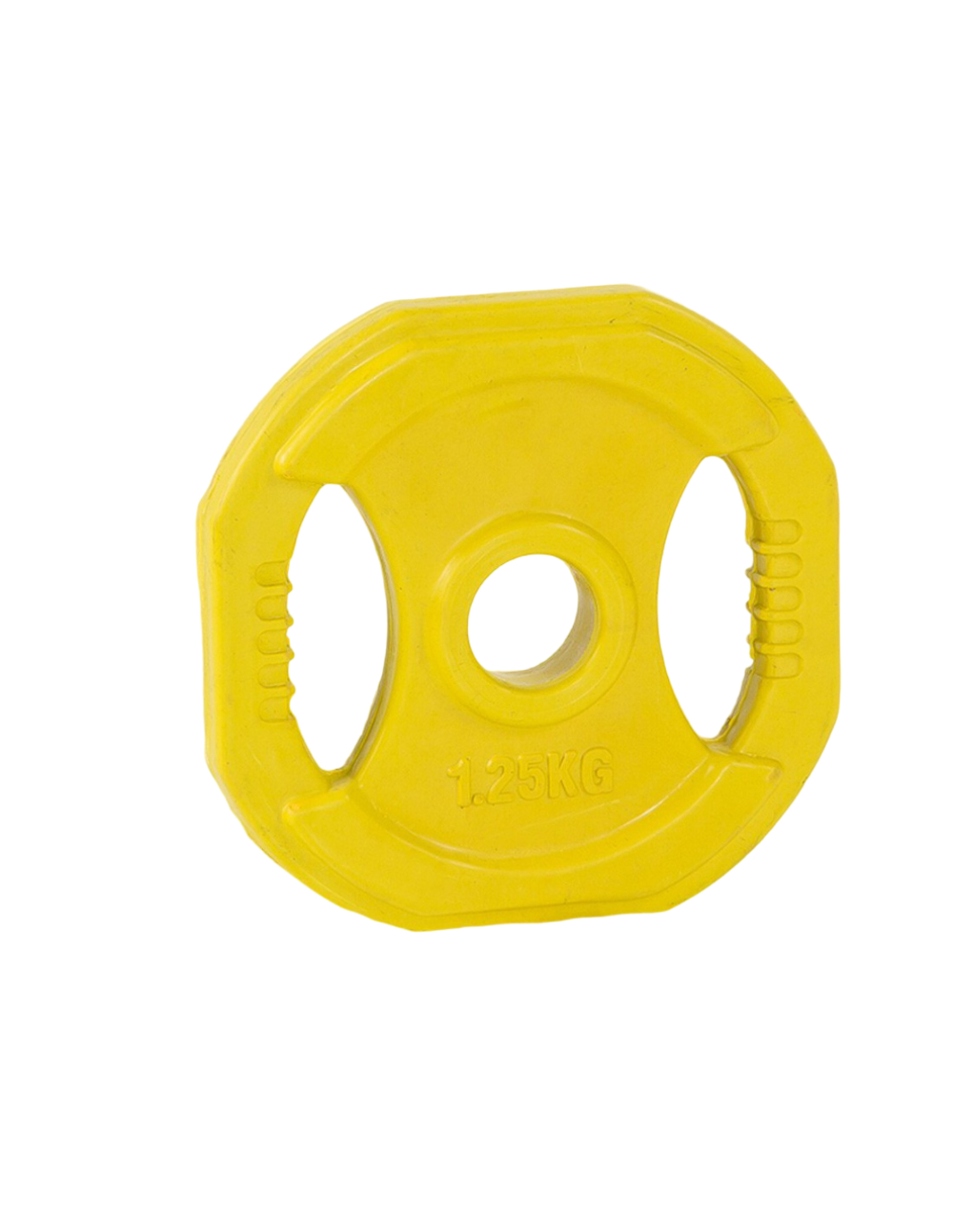Disco de bomba de 1,25 kg, 28 mm, para musculação e fitness, revestido de borracha e ferro.