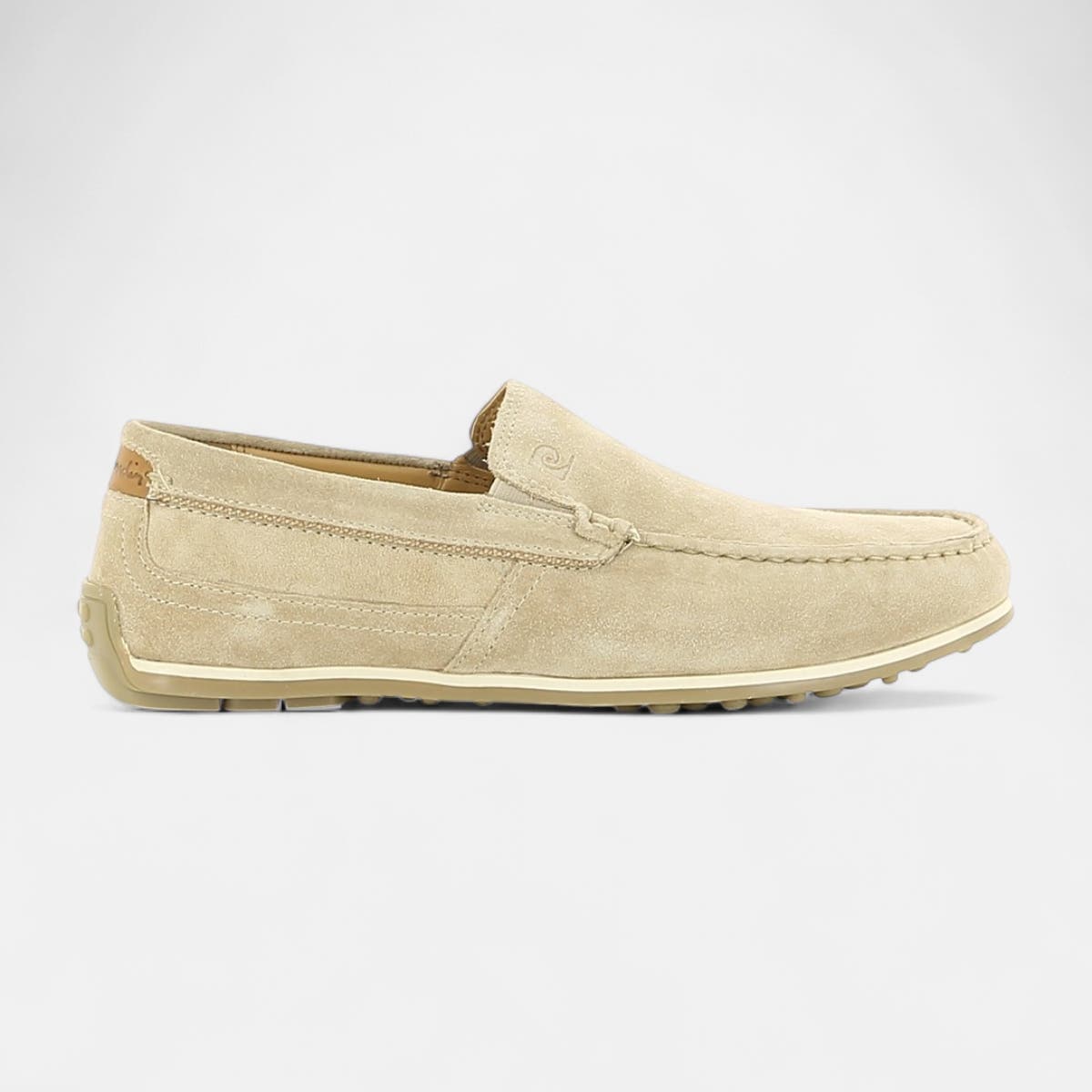Mocassins Homme en cuir beige