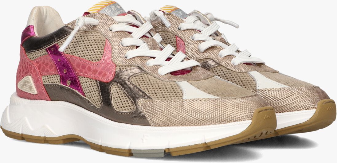 goudkleurig floris van bommel lage sneakers sfw-10152 daysi